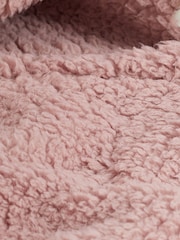 Pink Teddy Fleece Borg Cardigan - Image 6 of 6