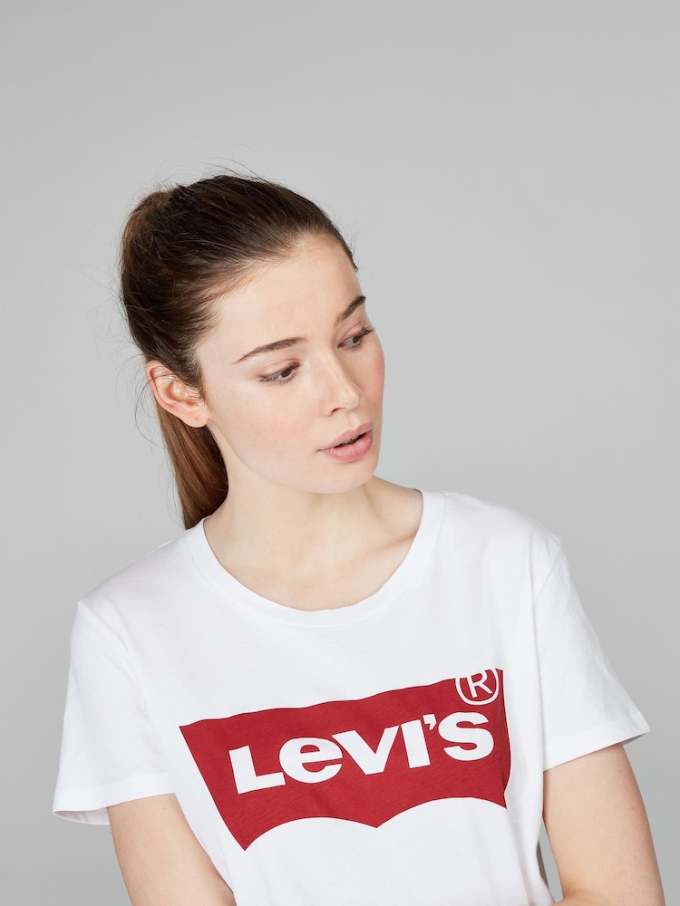 Levi's® White The Perfect 100% Cotton T-Shirt - Image 4 of 6