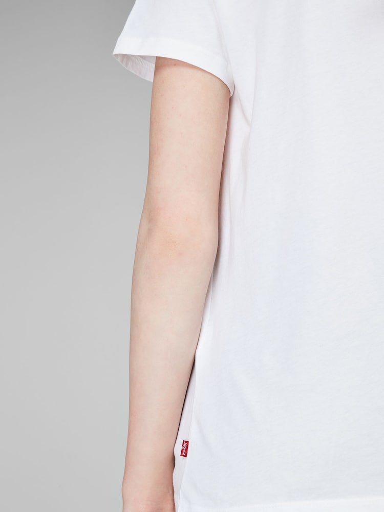 Levi's® White The Perfect 100% Cotton T-Shirt - Image 5 of 6