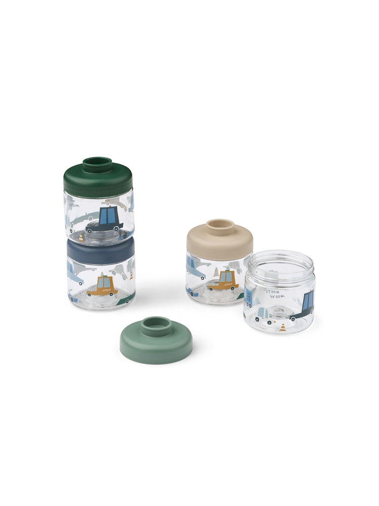 Liewood Cream Dominique Food Tritan Boxes 100 ml 4 Pack - Image 2 of 2 Liewood Cream Dominique Food Tritan Boxes 100 ml 4 Pack - Image 2 of 2