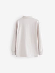 Grey Long Sleeve Polo Shirt (3-16yrs) - Image 2 of 3