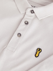 Grey Long Sleeve Polo Shirt (3-16yrs) - Image 3 of 3