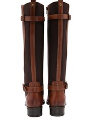 Ravel Brown Leather Knee High Boots - Image 3 of 4
