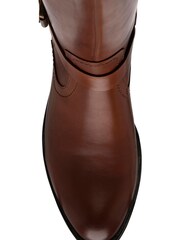Ravel Brown Leather Knee High Boots - Image 4 of 4