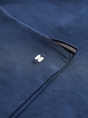 Blue Long Sleeve 100% Cotton Polo Shirt (3-16yrs) - Image 4 of 4