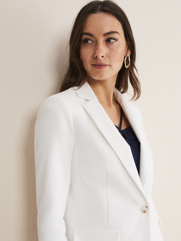Phase Eight White Ulrica Blazer - Image 4 of 6
