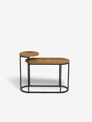 Dark Bronx Oak Effect Side Table - Image 7 of 8
