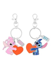 Peers Hardy Blue Stitch & Angel Bff Keychain Set - Image 1 of 3