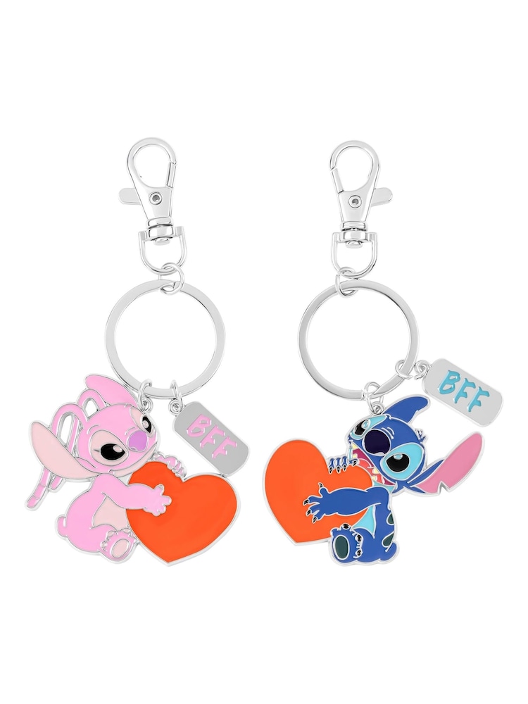 Peers Hardy Blue Stitch & Angel Bff Keychain Set - Image 1 of 3