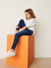 Denim Dark Blue Regular Length Jeggings (3-16yrs) - Image 4 of 5