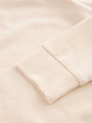 Ecru White Long Sleeve Cosy T-Shirt (3-16yrs) - Image 3 of 3