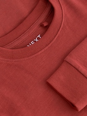 Rust Brown Long Sleeve Cosy T-Shirt (3-16yrs) - Image 3 of 3