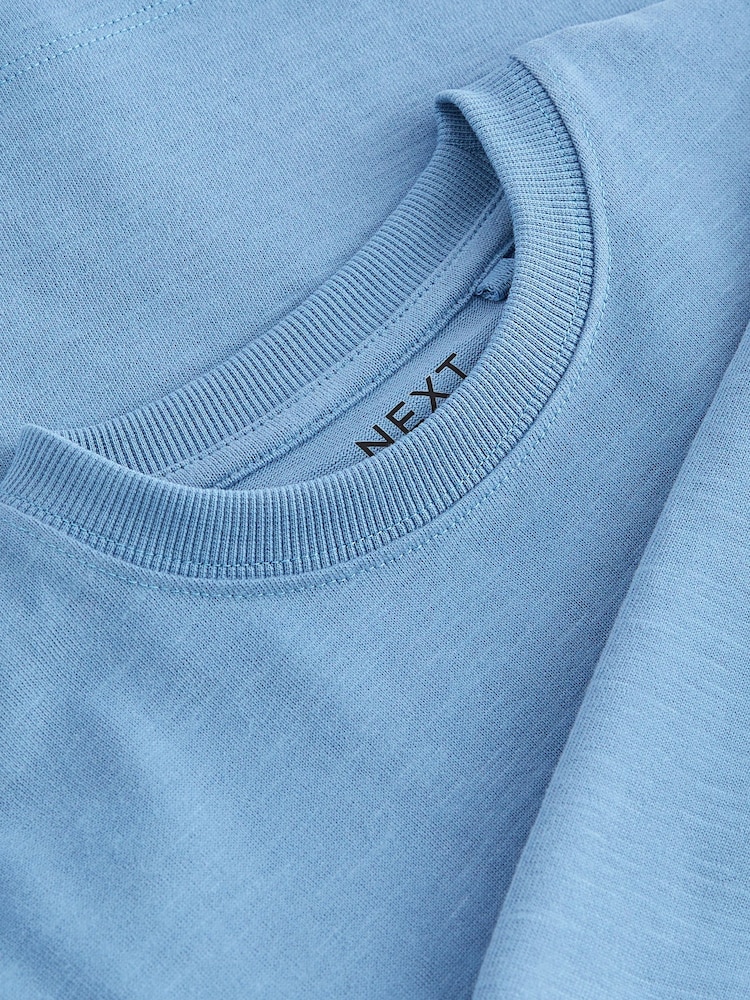 Light Blue Long Sleeve Cosy T-Shirt (3-16yrs) - Image 3 of 3