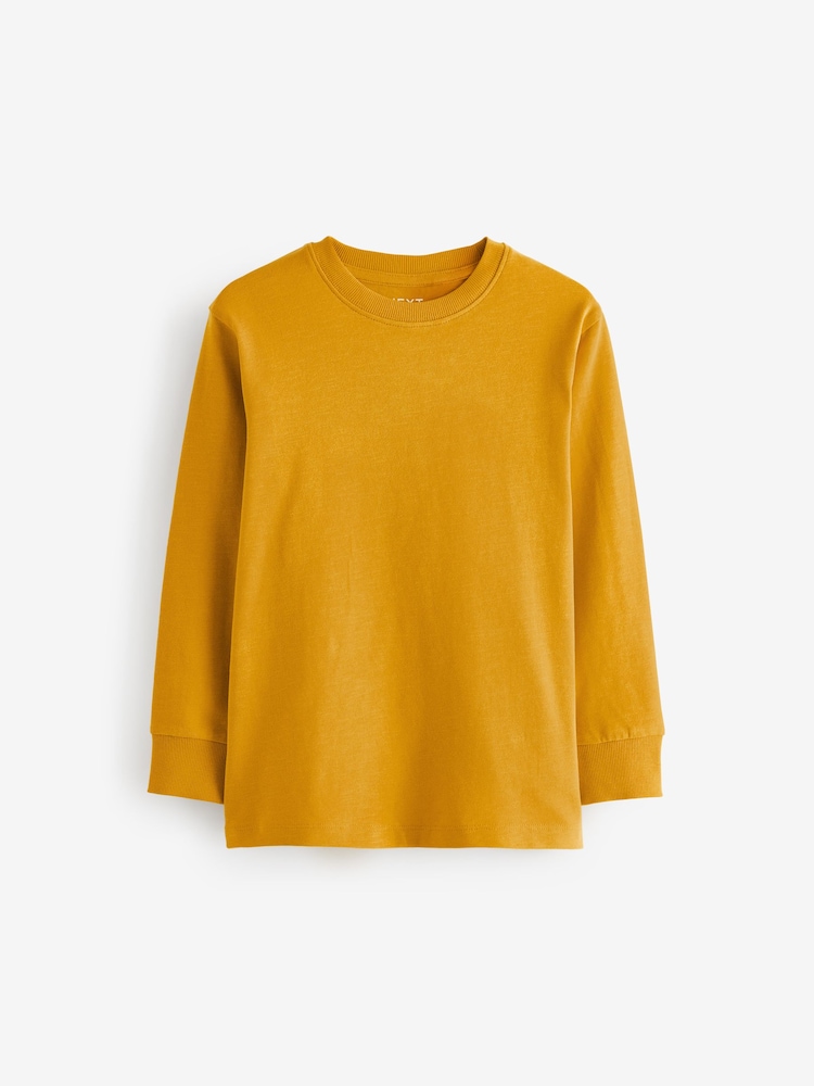 Yellow Long Sleeve Cosy T-Shirt (3-16yrs) - Image 1 of 3