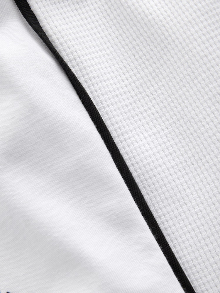 Noir/Blanc/Pierre Grunge Varsity - Relaxed Fit Graphic Print Short Sleeve 100% Cotton T-Shirts 3 Pack (3-16yrs) - Image 7 of 9