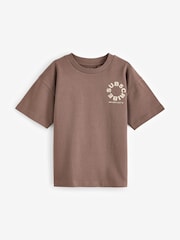 zelena/kamena siva/Mauve - Relaxed Fit Heavyweight 100% Cotton kratek rokav; s kratkimi rokavi Subscribe majica 3 paket (3-16let) - Slika 7 iz 10