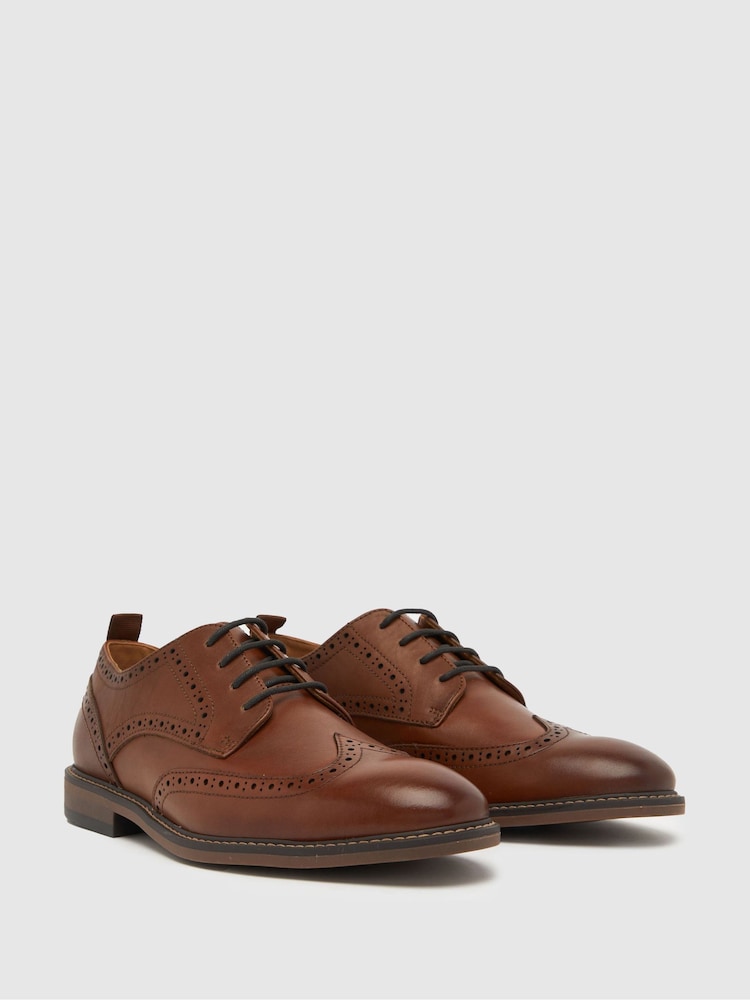Schuh Rafe Leather Brogue - Image 2 of 4