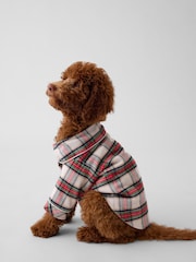 Gap Red & Cream Check Pet Softest Flannel Pyjamas One-Piece - Image 1 of 1