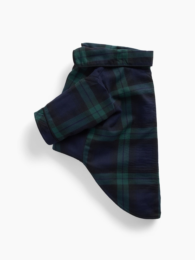 Gap Green & Navy Check Pet Softest Flannel Pyjamas One-Piece - Image 2 of 2 Gap Green & Navy Check Pet Softest Flannel Pyjamas One-Piece - Image 2 of 2