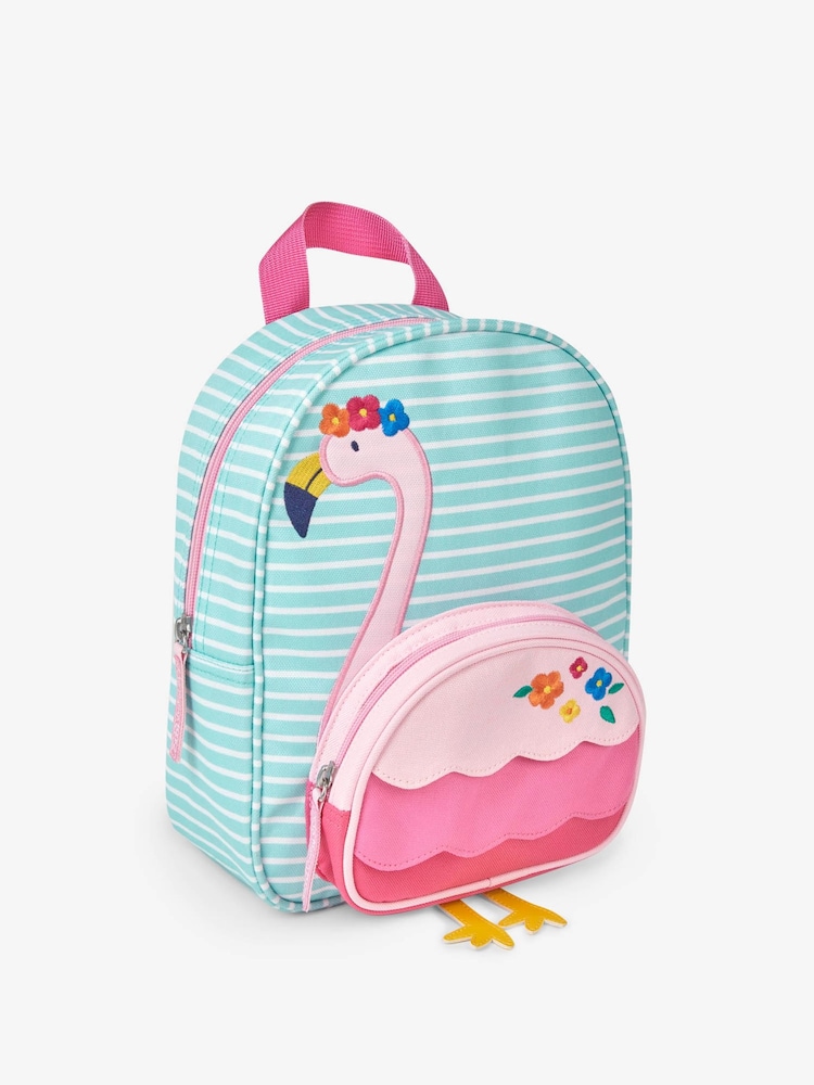 JoJo Maman Bébé Flamingo Character Backpack - Image 3 of 4