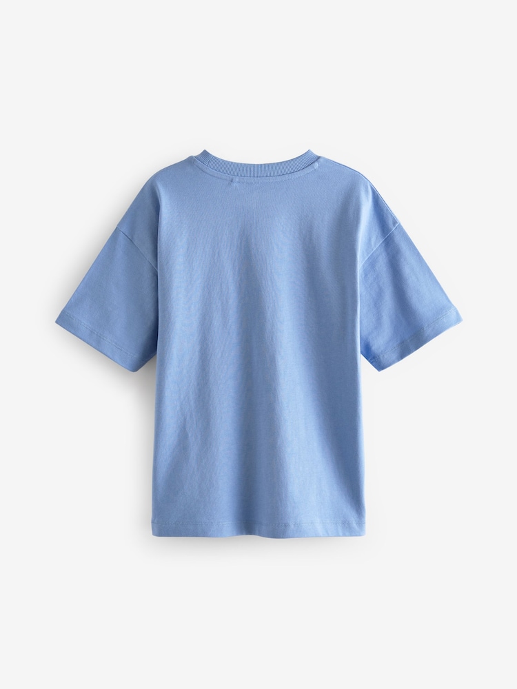 Blue Controller Relaxed Fit Short Sleeve Graphic T-Shirt (3-16yrs) - Image 2 of 3 Blue Controller Relaxed Fit Short Sleeve Graphic T-Shirt (3-16yrs) - Image 2 of 3