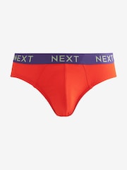 Bright Contrast Colour Waistband 10 pack Bright Waistband Briefs 8 Pack - Image 10 of 13