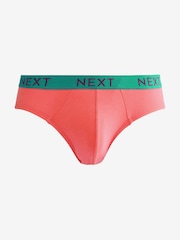 Bright Contrast Colour Waistband 10 pack Bright Waistband Briefs 8 Pack - Image 11 of 13
