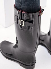 Black Gloss Wellies - Image 2 of 4