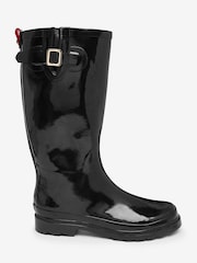 Black Gloss Wellies - Image 3 of 4