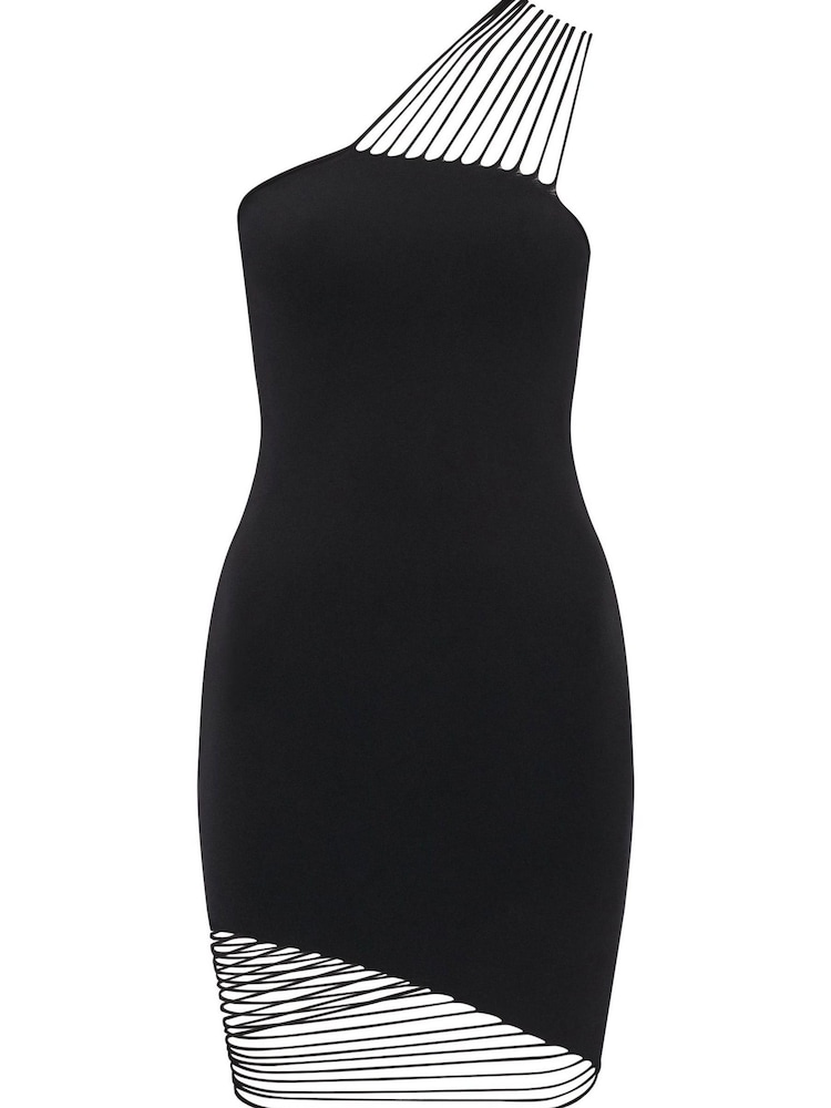 Ann Summers Black Zarah Bodycon Mini Dress - Image 4 of 4