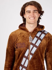 Character Brown Star Wars Chewbacca Fleece All In One - Image 4 of 4