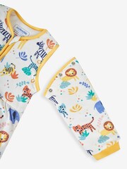 JoJo Maman Bébé White Safari 3.5 Tog Baby Sleeping Bag - Image 6 of 6