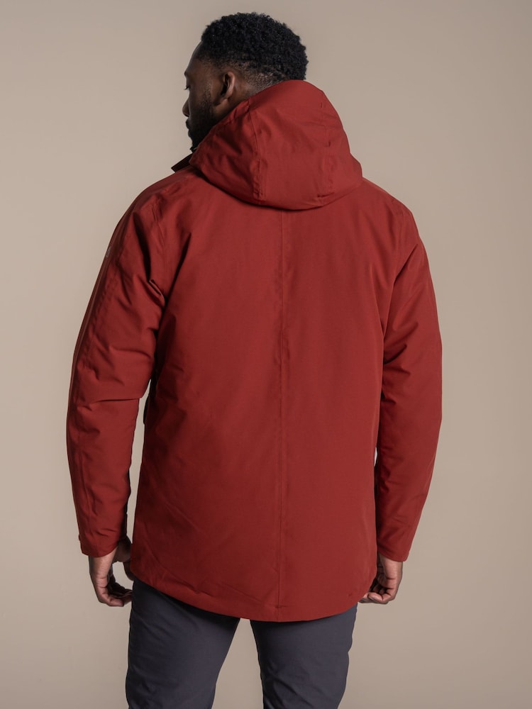 Craghoppers Red Lorton II Waterproof Jacket - Image 2 of 6 Craghoppers Red Lorton II Waterproof Jacket - Image 2 of 6