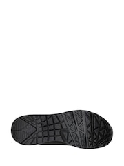 Skechers Black Light Black Golden Womens Standard Fit Uno Trainers - Image 5 of 5