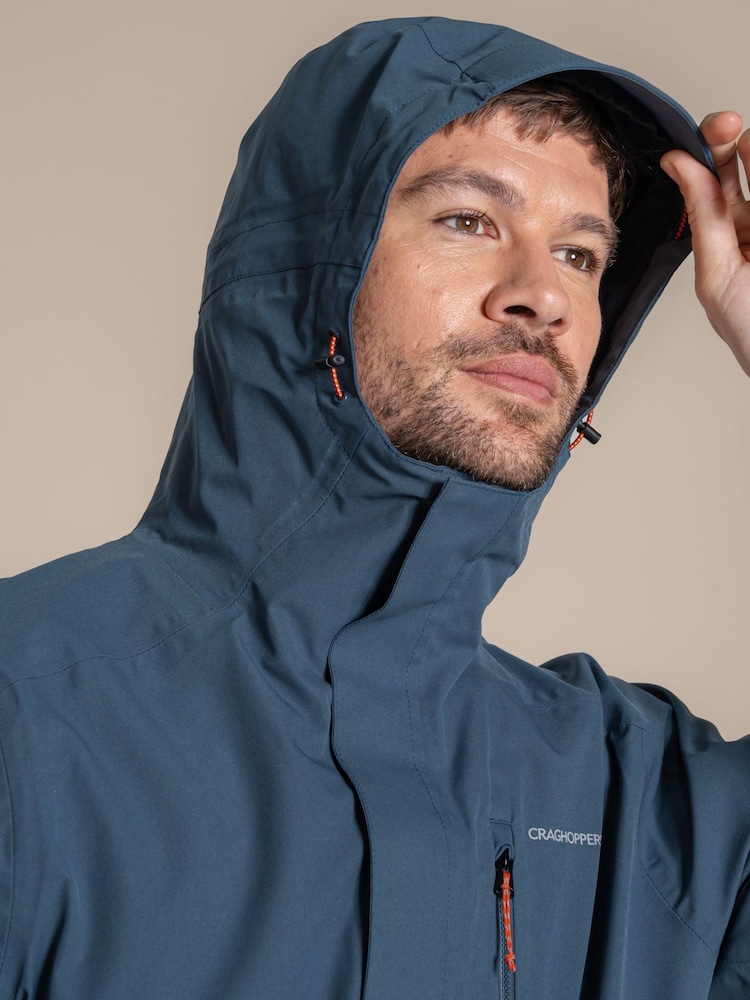 Craghoppers Navy Blue Lorton II Waterproof Jacket - Image 6 of 6 Craghoppers Navy Blue Lorton II Waterproof Jacket - Image 6 of 6
