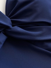 Blau - Boden Klassischer Badeanzug mit gedrehtem Design - Bild 5 von 6