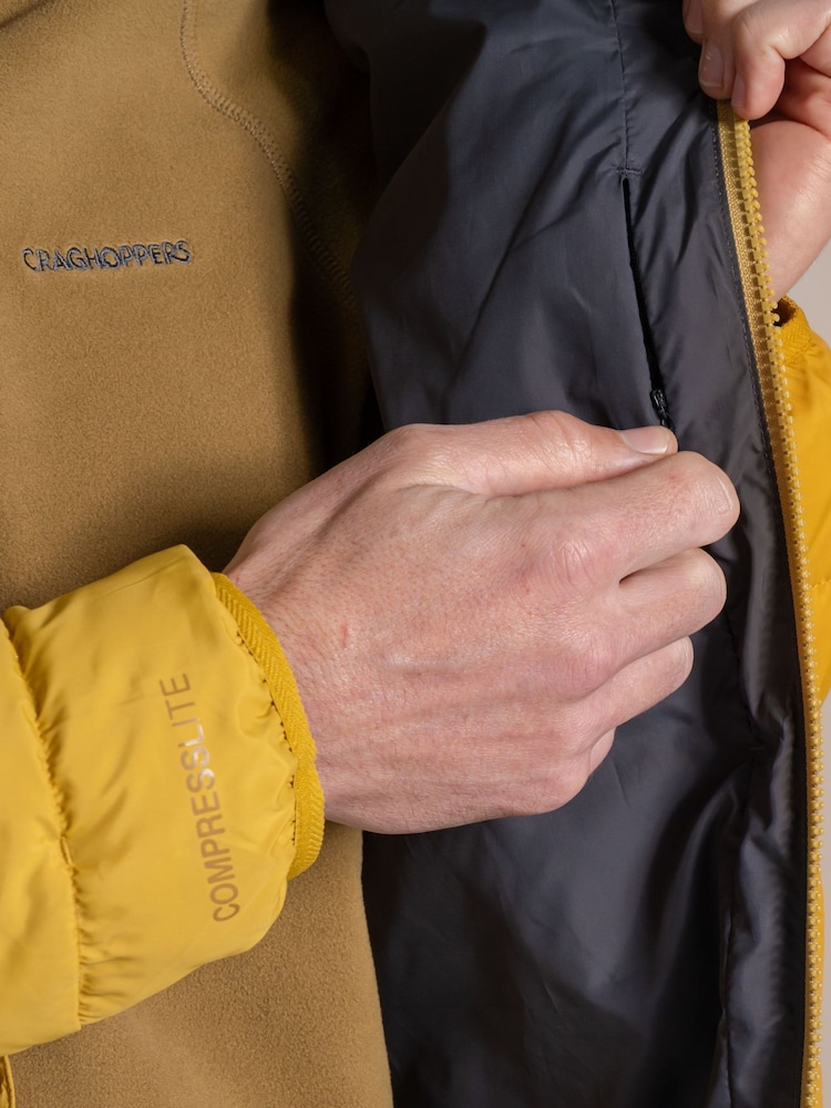 Craghoppers Yellow Compresslite IX Hooded Jacket - Image 6 of 6 Craghoppers Yellow Compresslite IX Hooded Jacket - Image 6 of 6