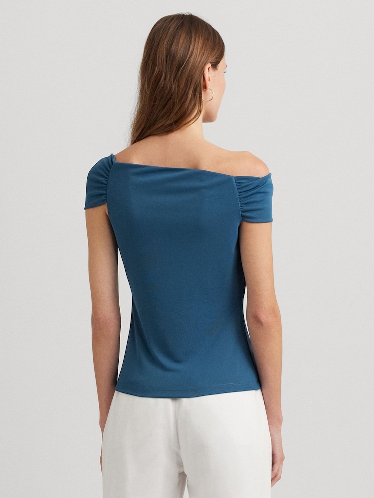 Lauren Ralph Lauren Gianna Stretch Jersey Off Shoulder Top - Image 2 of 8 Lauren Ralph Lauren Gianna Stretch Jersey Off Shoulder Top - Image 2 of 8