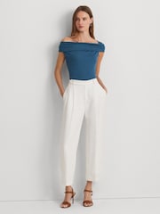 Lauren Ralph Lauren Gianna Stretch Jersey Off Shoulder Top - Image 5 of 8