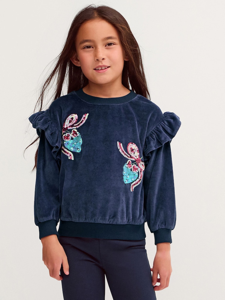 Monsoon Mon Cheri Embellished Frill Jumper & Leggings - Պատկեր 2 4-ից Monsoon Mon Cheri Embellished Frill Jumper & Leggings - Պատկեր 2 4-ից
