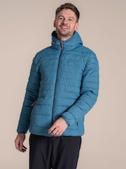 Craghoppers Teal Blue Compresslite IX Hooded Jacket - Image 1 of 6