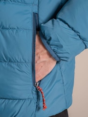 Craghoppers Teal Blue Compresslite IX Hooded Jacket - Image 4 of 6