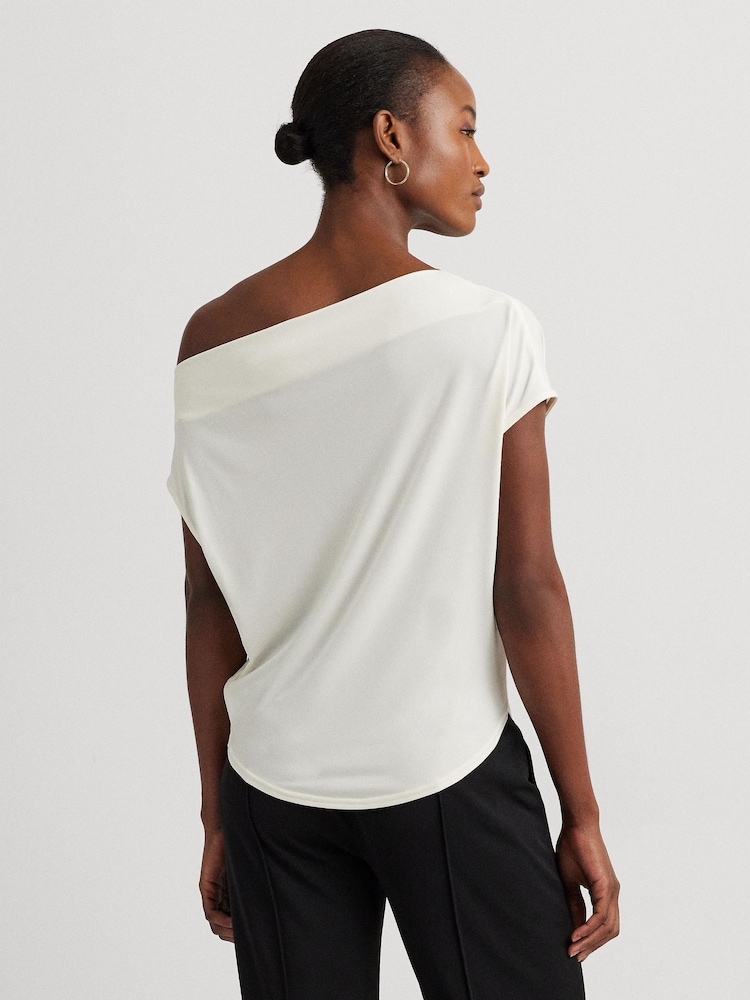 Lauren Ralph Lauren Arlaine Kurzärmeliges Shirt, Creme - Bild 2 von 8 Lauren Ralph Lauren Arlaine Kurzärmeliges Shirt, Creme - Bild 2 von 8
