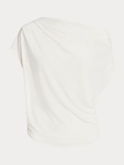 Lauren Ralph Lauren Cream Arlaine Short Sleeve Pullover Polo Shirt - Image 8 of 8