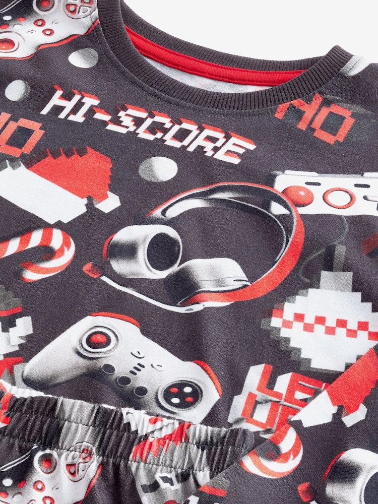 Red/Black Gamer Christmas Pyjamas (3-16yrs) - Image 6 of 7