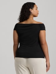 Lauren Ralph Lauren Curve Giannia Jersey Top - Image 2 of 5