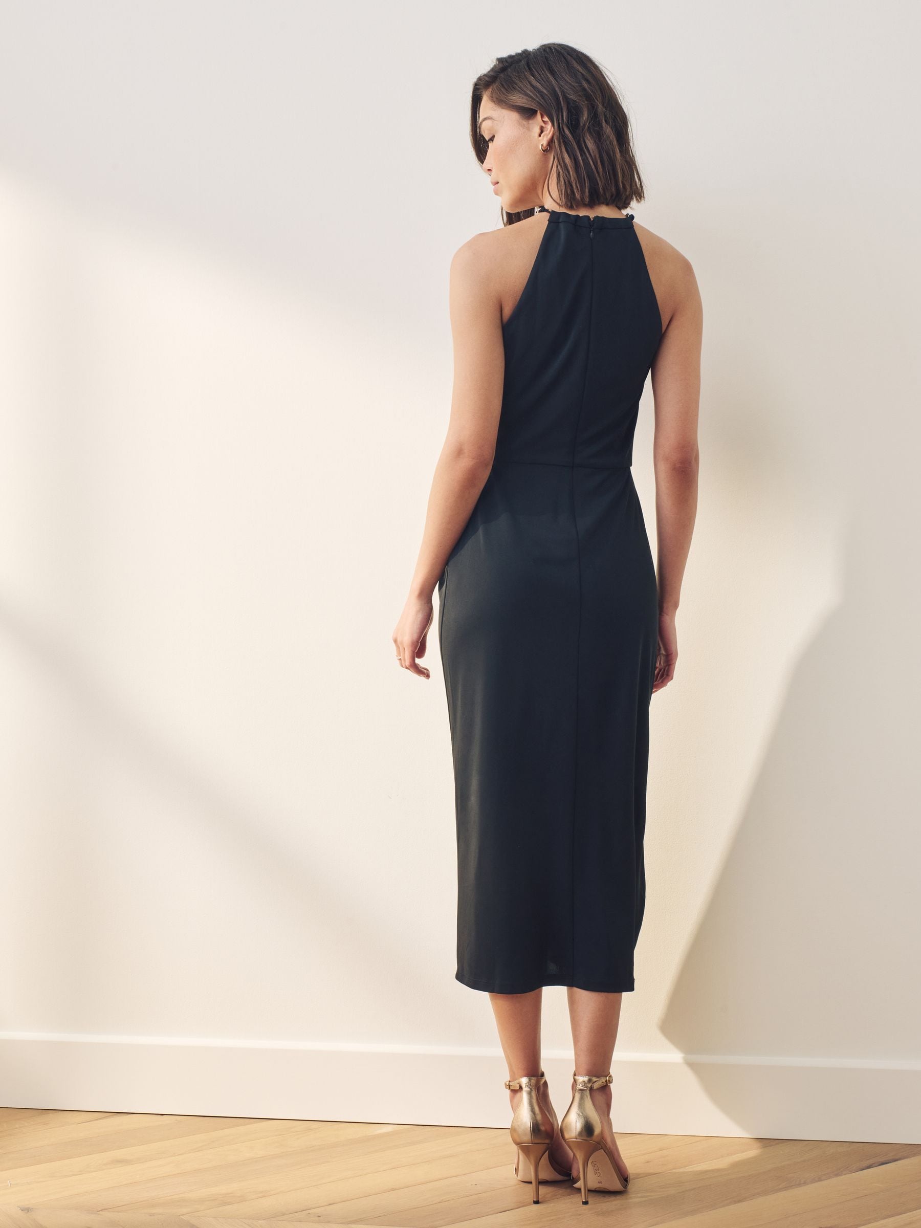 Buy Lauren Ralph Lauren Amberline Stretch Jersey Halterneck