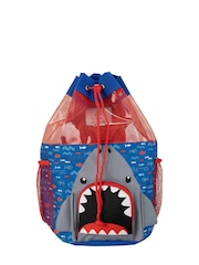 Harry Bear Silver Boys Shark Swimbag - Image 1 of 5