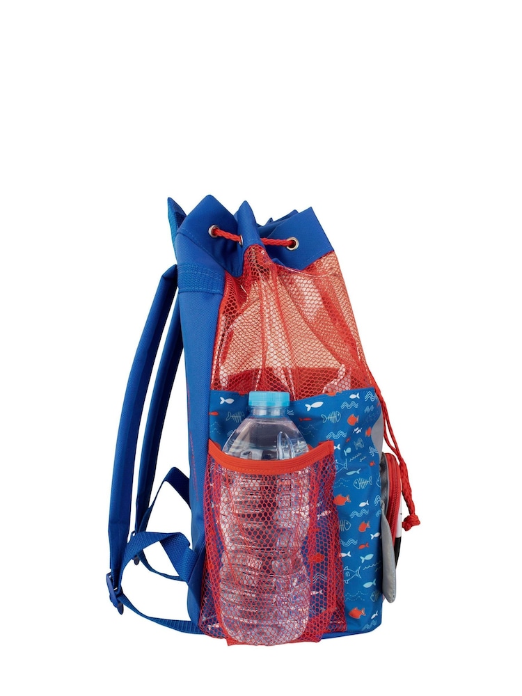 Harry Bear Silver Boys Shark Swimbag - Image 3 of 5