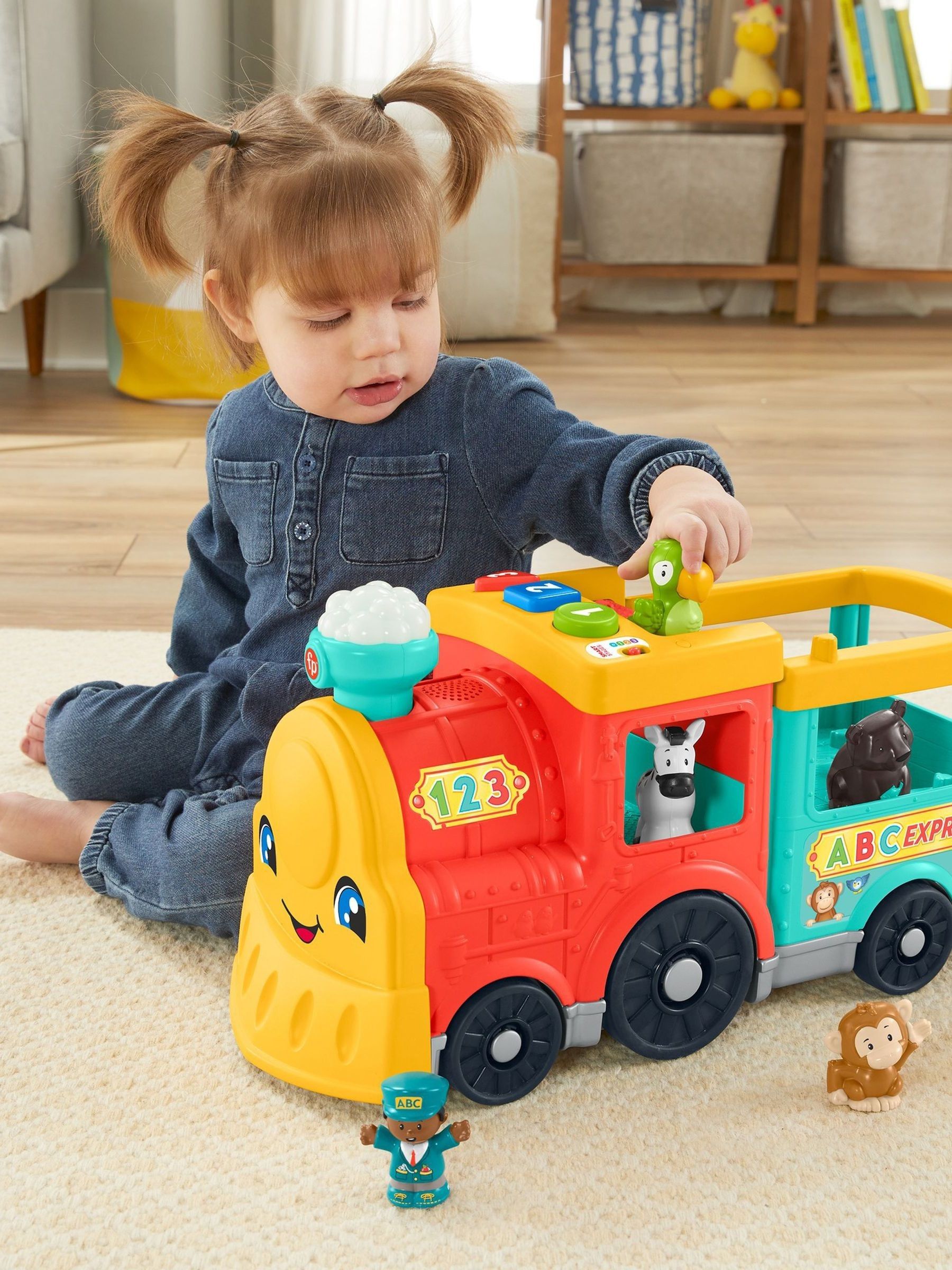 Little people animal train shop